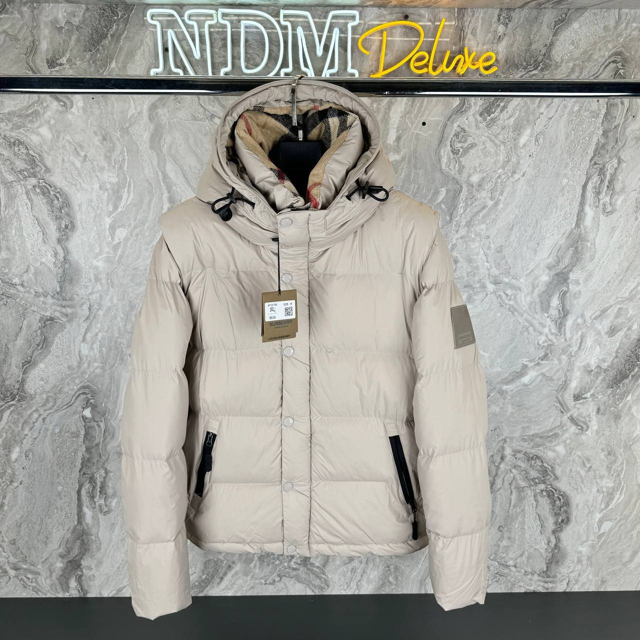 Men Jacket Removable sleeves