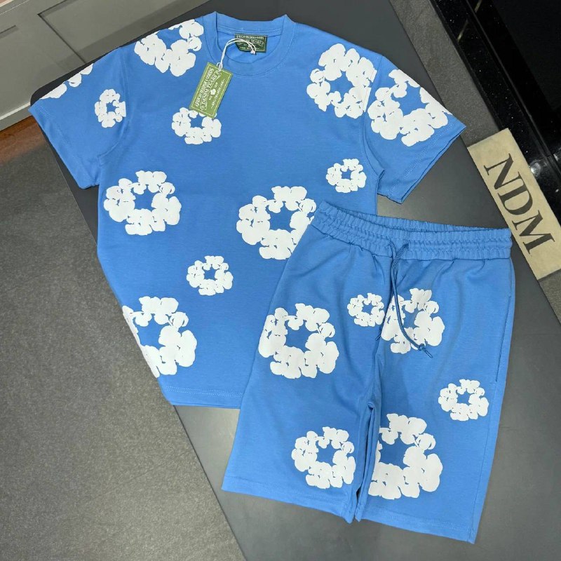 Men cotton short set