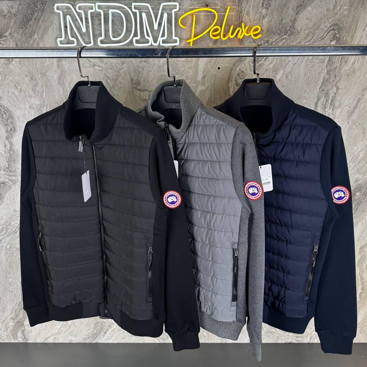 Men Hybridge Knit jacket