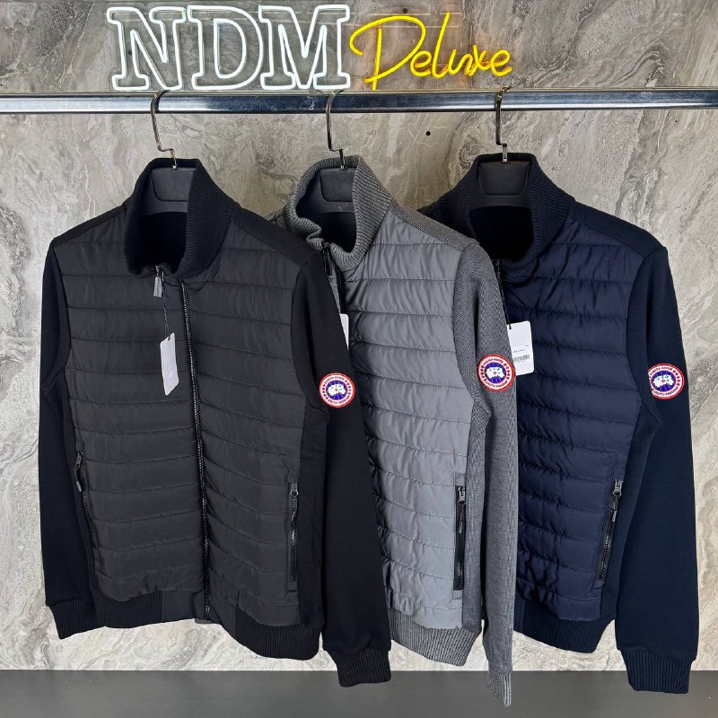 Men Hybridge Knit jacket