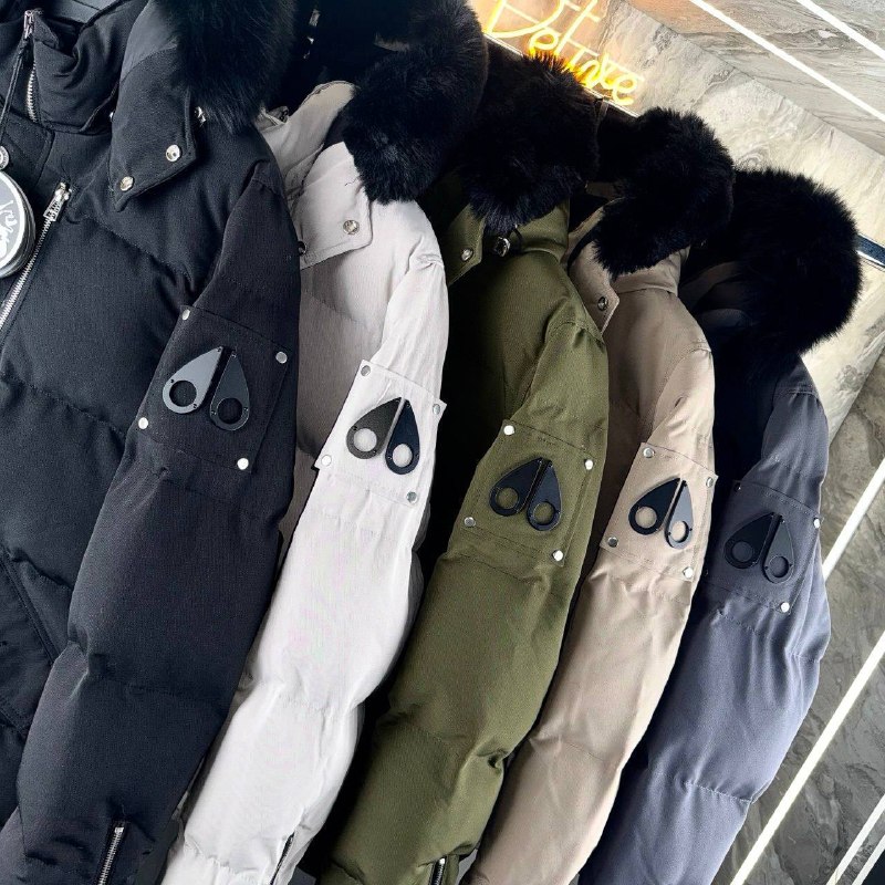 Men jacketBlack Men jacketBlack white fur